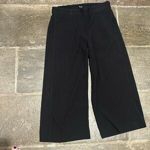 Black wide leg Madewell pants